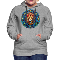 Thumbnail for Women’s Mosaic Leo Premium Hoodie - heather grey