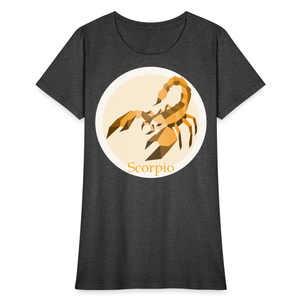 Women's Mosaic Scorpio T-Shirt - heather black