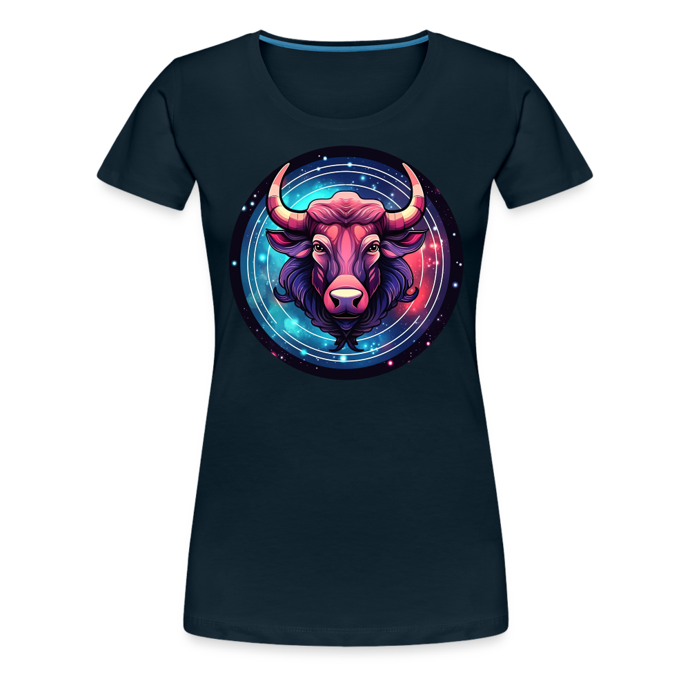 Women’s Mystic Taurus Premium T-Shirt - deep navy