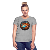 Thumbnail for Women's Mosaic Gemini Relaxed Fit T-Shirt - heather gray