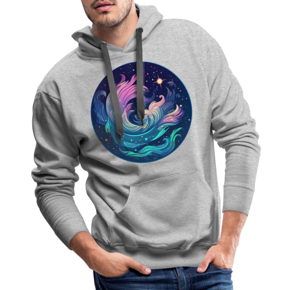 Men’s Magic Aquarius Premium Hoodie - heather grey