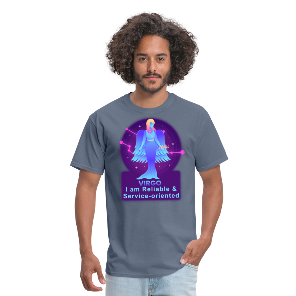 Men's Neon Virgo Classic T-Shirt - denim