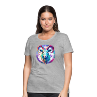 Thumbnail for Women’s Mythical Aries Premium T-Shirt - heather gray