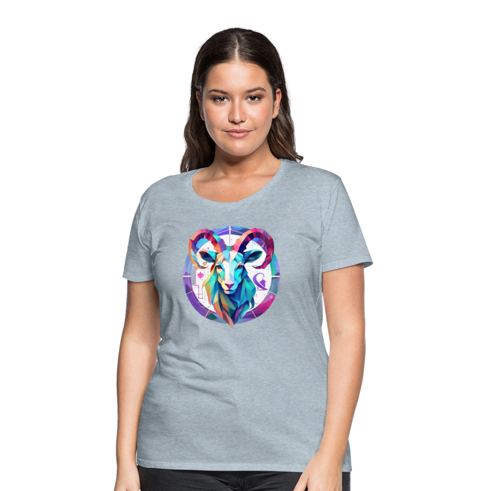 Women’s Mythical Aries Premium T-Shirt - heather ice blue