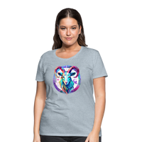 Thumbnail for Women’s Mythical Aries Premium T-Shirt - heather ice blue