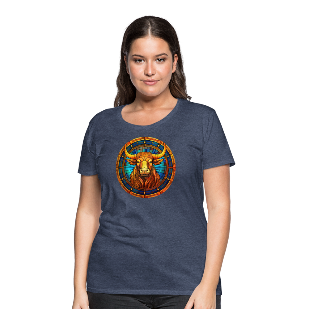 Women’s Mosaic Taurus Premium T-Shirt - heather blue