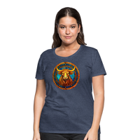 Thumbnail for Women’s Mosaic Taurus Premium T-Shirt - heather blue