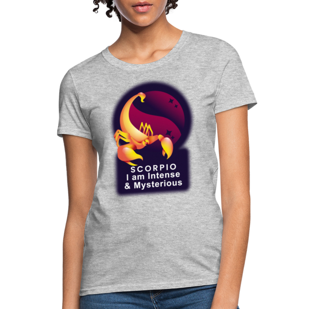 Women's Glow Scorpio T-Shirt - heather gray