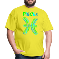 Thumbnail for Men's Power Words Pisces Classic T-Shirt - yellow