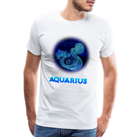 Thumbnail for Men's Aquarius Premium T-Shirt - white