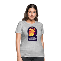 Thumbnail for Women's Glow Taurus T-Shirt - heather gray