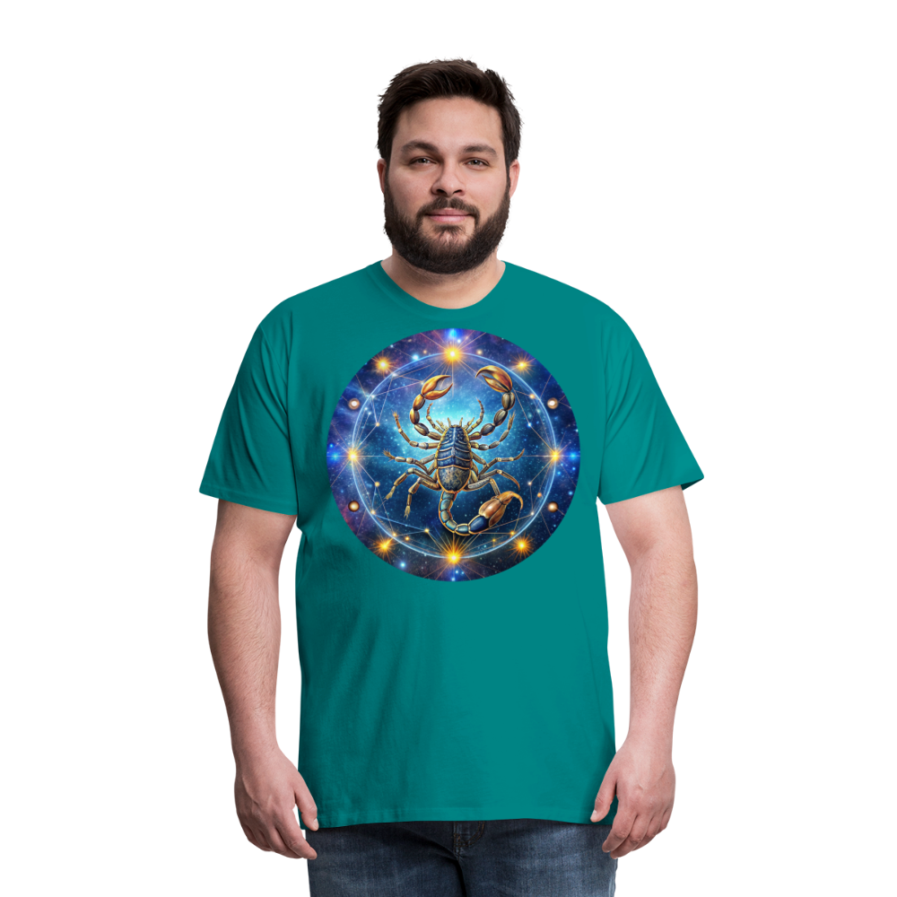 Men's Symbol Scorpio Premium T-Shirt - teal