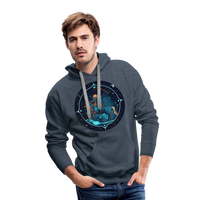 Thumbnail for Men’s Magic Sagittarius Premium Hoodie - heather denim