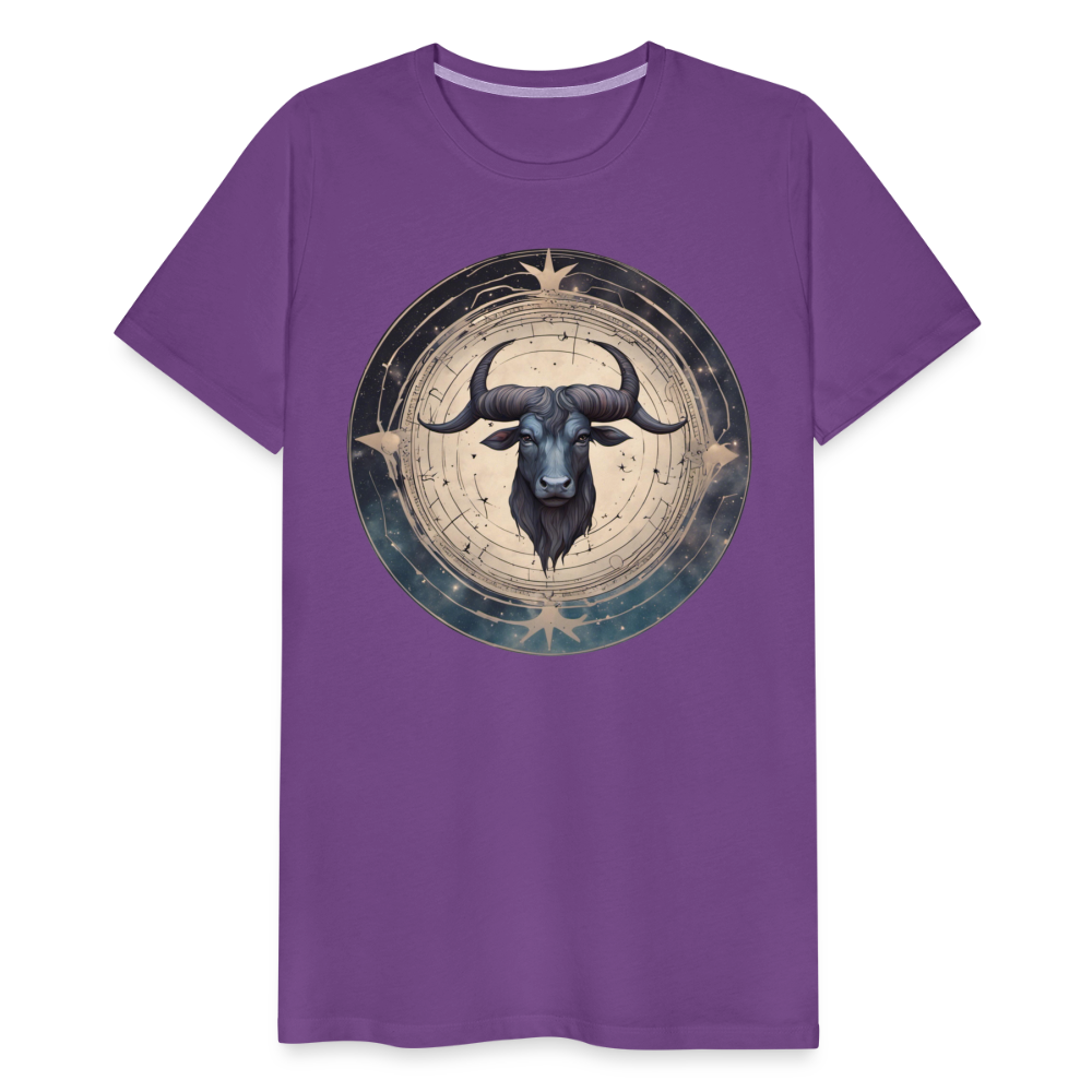 Men's Mythical Taurus Premium T-Shirt - purple