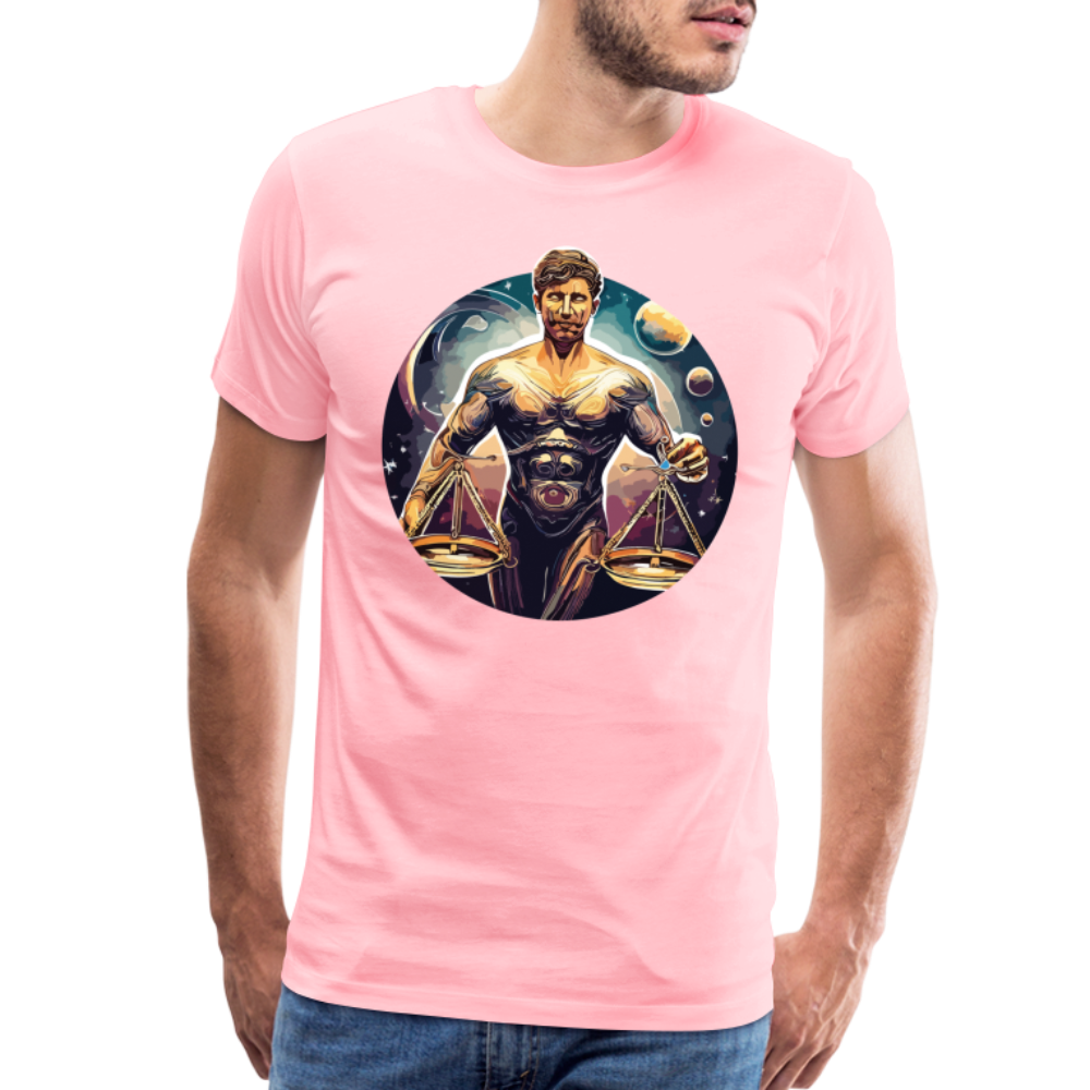 Men's Mythical Libra Premium T-Shirt - pink