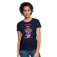 Thumbnail for Astral Capricorn Women's T-Shirt - navy