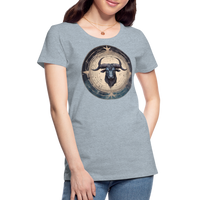 Thumbnail for Women’s Mythical Taurus Premium T-Shirt - heather ice blue