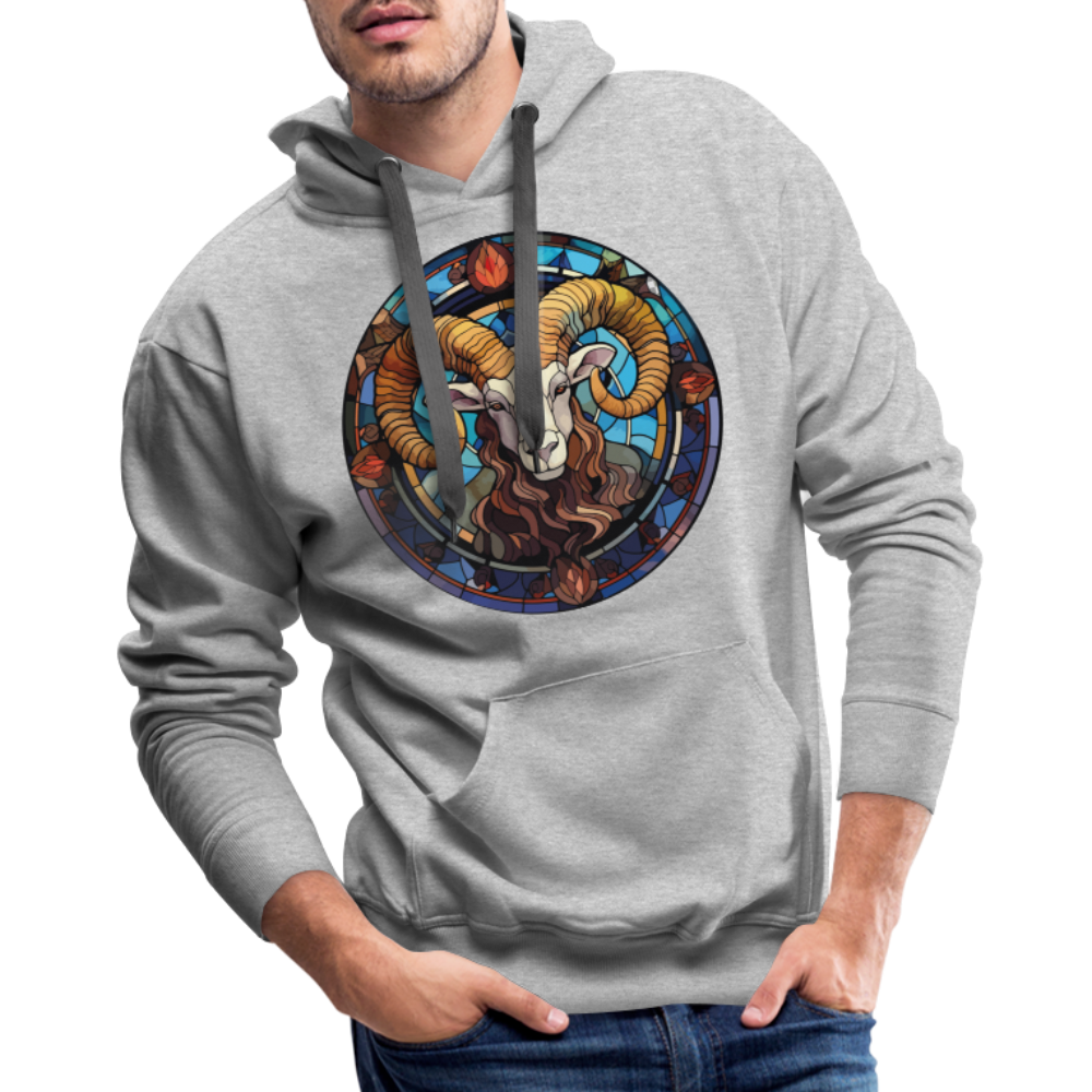 Men’s Mosaic Aries Premium Hoodie - heather grey