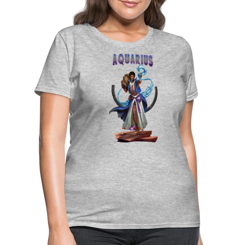 Women's Astral Aquarius T-Shirt - heather gray