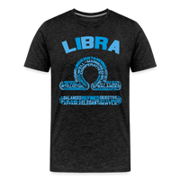 Thumbnail for Men's Power Words Libra Premium T-Shirt - charcoal grey