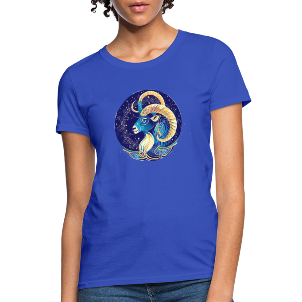 Women's Mythical Capricorn T-Shirt - royal blue