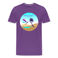 Thumbnail for Men's Dragonfly Oasis v.2 Premium T-Shirt - purple