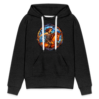 Thumbnail for Women’s Mosaic Sagittarius Premium Hoodie - charcoal grey