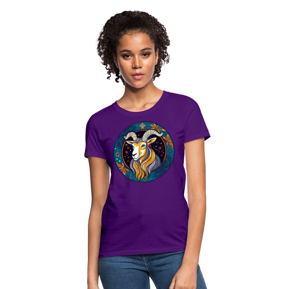 Women's Mythical Capricorn T-Shirt - purple