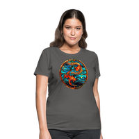 Thumbnail for Women's Mosaic Pisces T-Shirt - charcoal