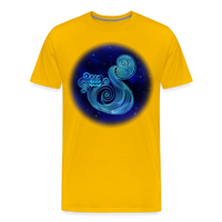 Thumbnail for Men's Stellar Aquarius Premium T-Shirt - sun yellow