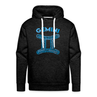 Thumbnail for Men's Power Words Gemini Premium Hoodie - charcoal grey