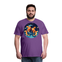 Thumbnail for Men's Magic Pisces Premium T-Shirt - purple