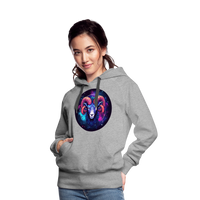 Thumbnail for Women’s Magic Aries Premium Hoodie - heather grey