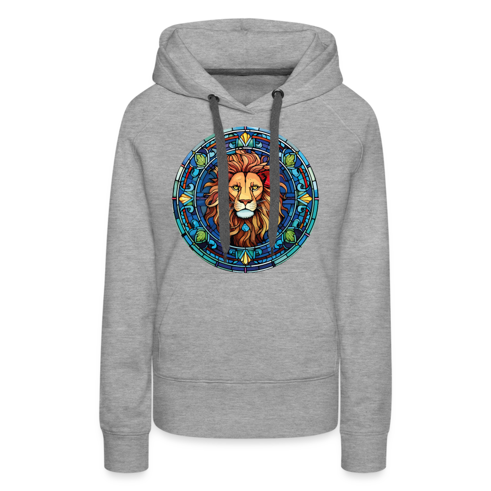 Women’s Mosaic Leo Premium Hoodie - heather grey