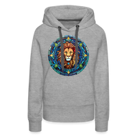 Thumbnail for Women’s Mosaic Leo Premium Hoodie - heather grey