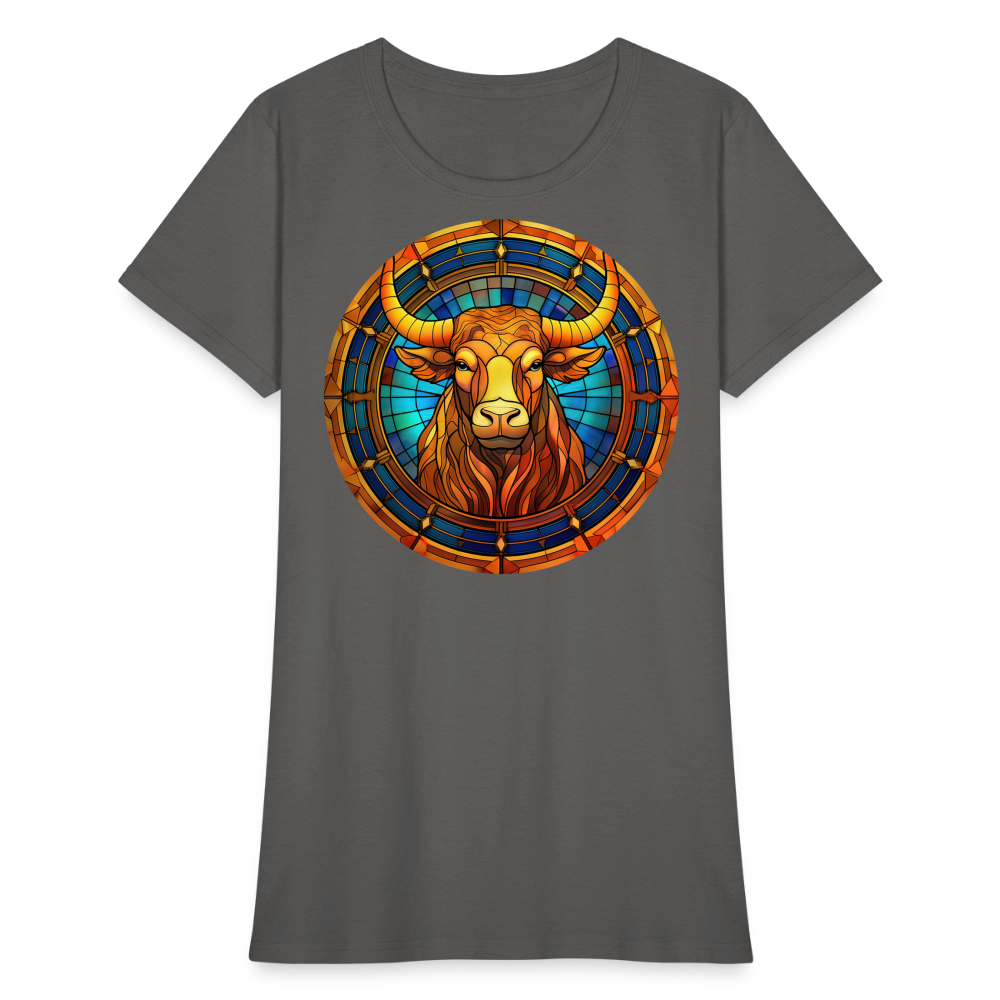 Women's Mosaic Taurus T-Shirt - charcoal