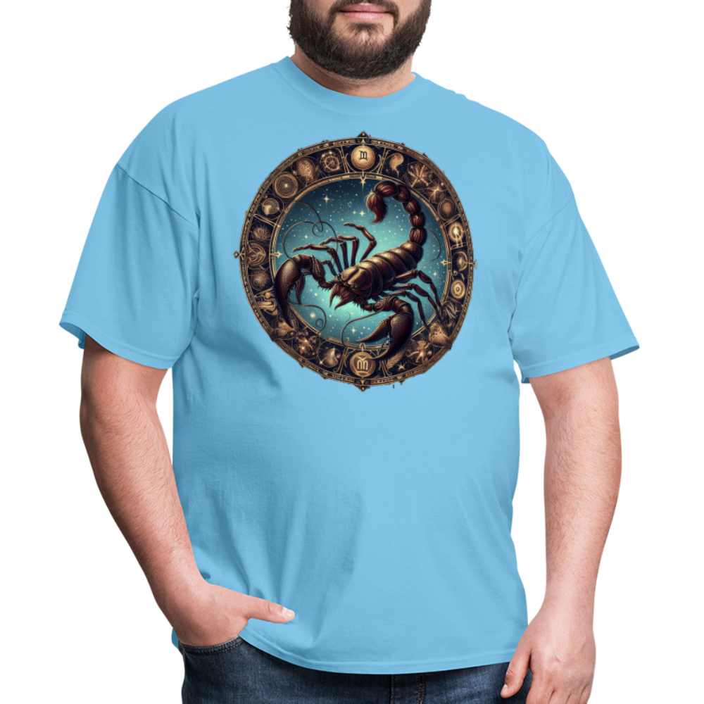 Men's Mythical Scorpio Classic T-Shirt - aquatic blue