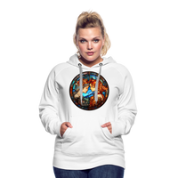 Thumbnail for Women’s Mosaic Gemini Premium Hoodie - white