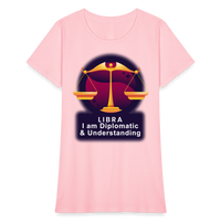 Thumbnail for Women's Glow Libra T-Shirt - pink