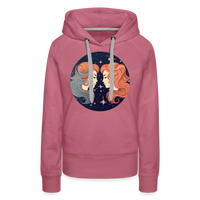 Thumbnail for Women’s Mystic Gemini Premium Hoodie - mauve