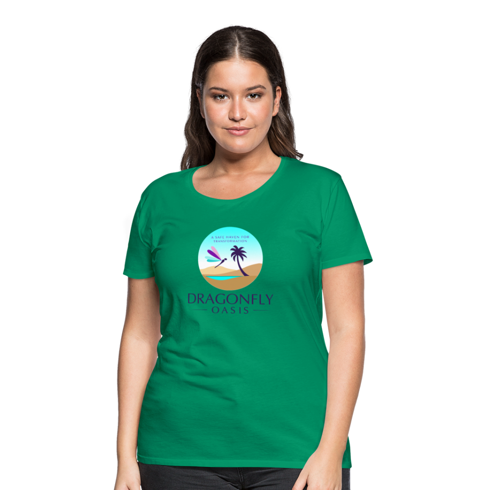 Women's Dragonfly Oasis V.1 Premium T-Shirt - kelly green