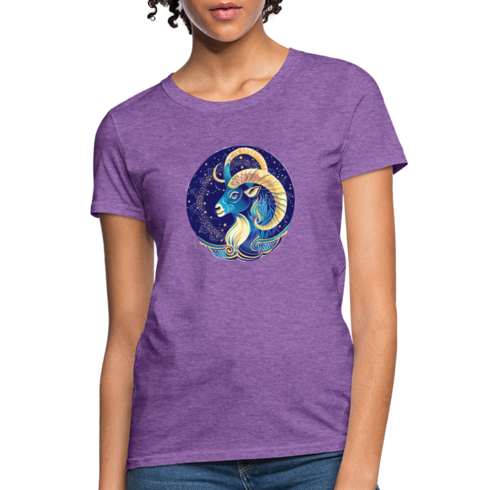 Women's Mythical Capricorn T-Shirt - purple heather