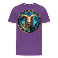 Thumbnail for Men's Mosaic Capricorn Premium T-Shirt - purple