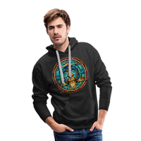 Thumbnail for Men’s Mosaic Libra Premium Hoodie - black