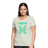 Thumbnail for Women's Power Words Pisces Premium T-Shirt - heather oatmeal