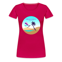 Thumbnail for Women's Dragonfly Oasis V.2 Premium T-Shirt - dark pink