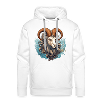 Thumbnail for Men’s Symbol Capricorn Premium Hoodie - white