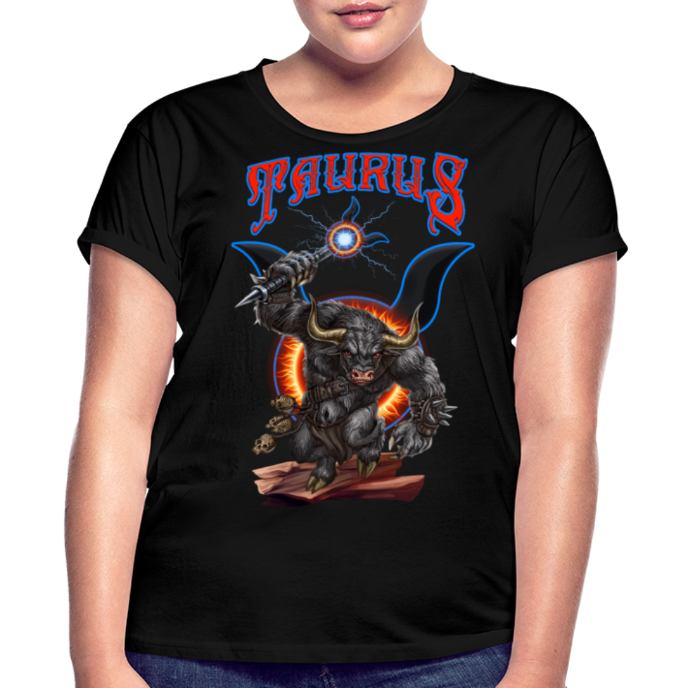 Women's Astral Taurus Relaxed Fit T-Shirt - black