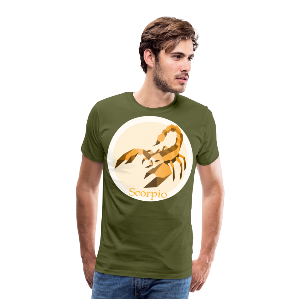 Men's Mosaic Scorpio Premium T-Shirt - olive green