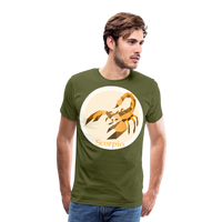 Thumbnail for Men's Mosaic Scorpio Premium T-Shirt - olive green